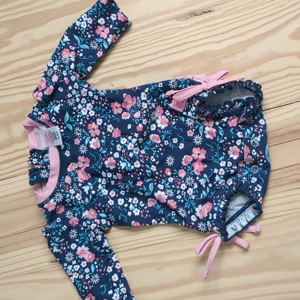 Ruffle Butts Floral suit